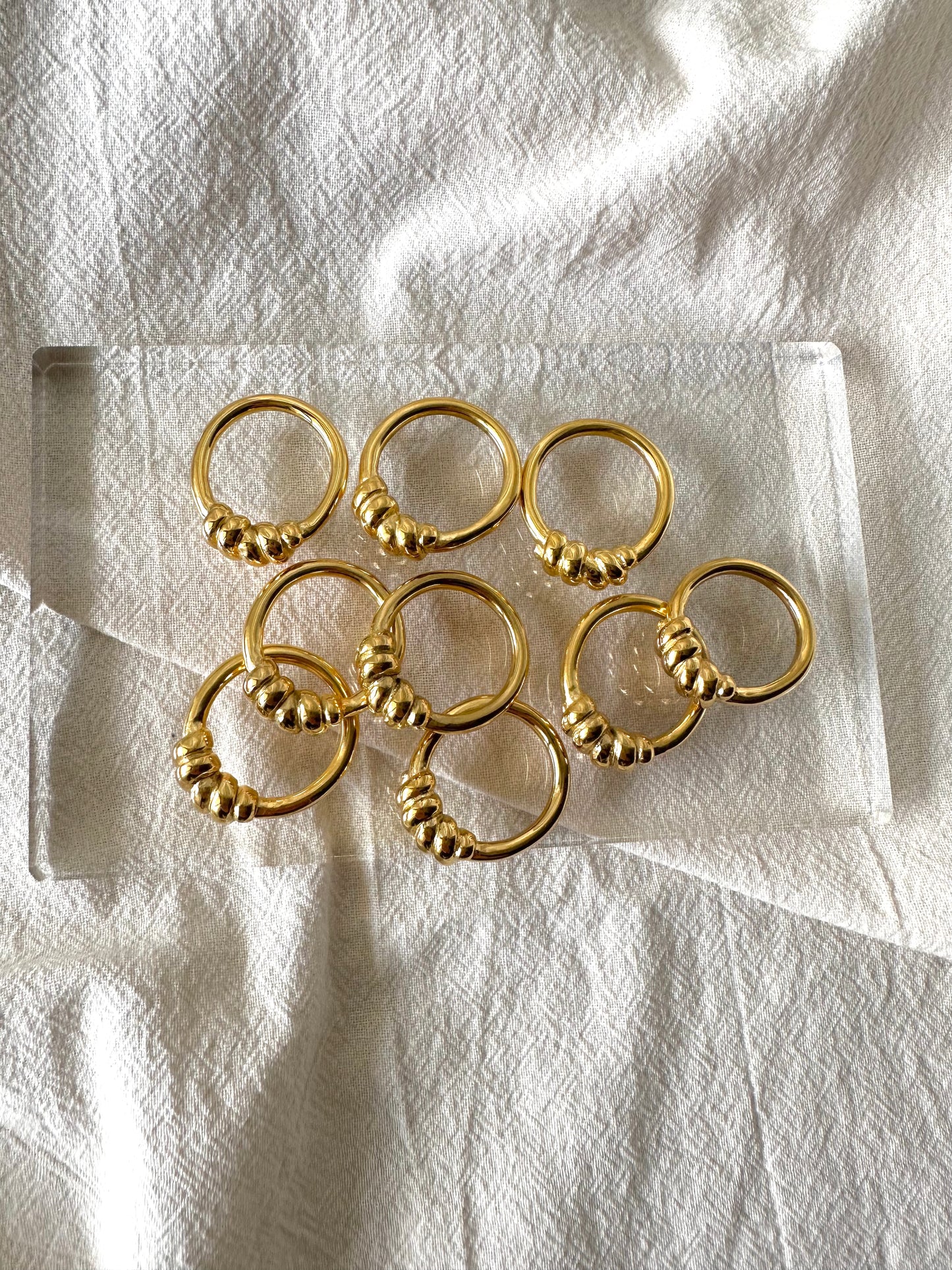 Vintage inspired twisted ring #R0005