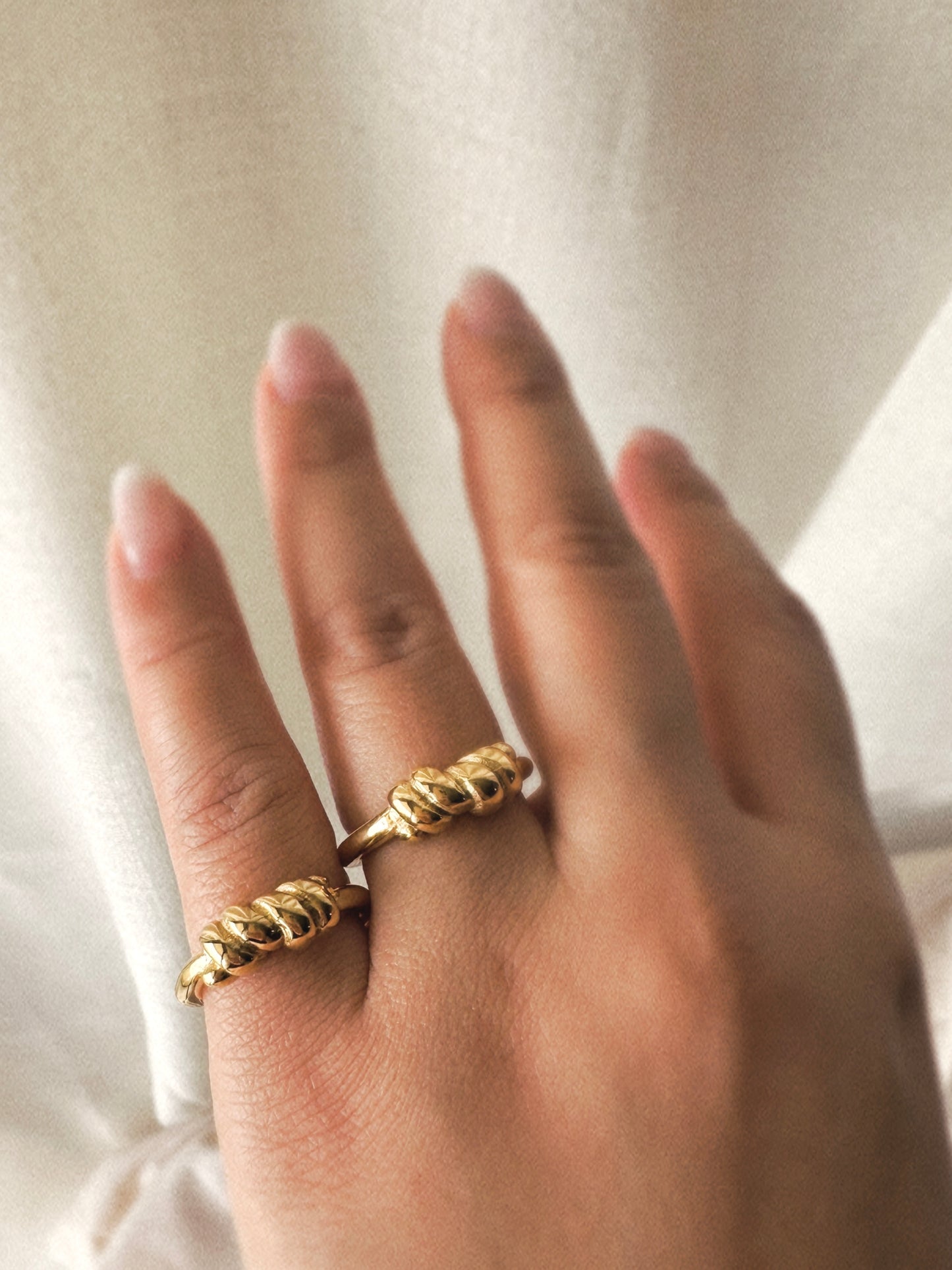 Vintage inspired twisted ring #R0005