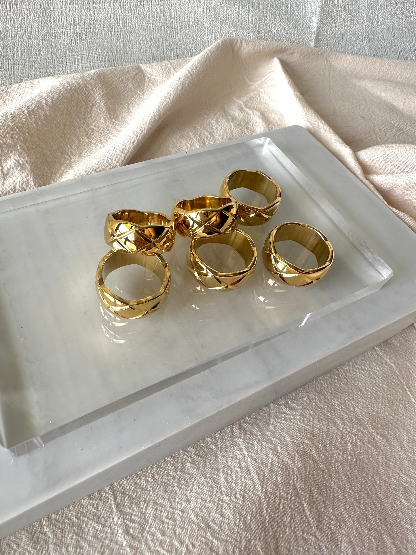 Chunky waffle ring #R0011