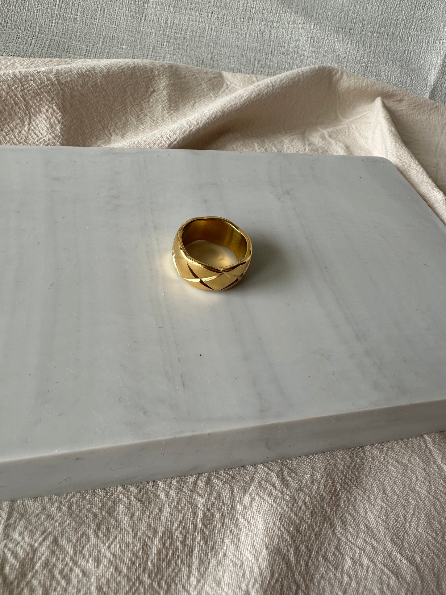 Chunky waffle ring #R0011