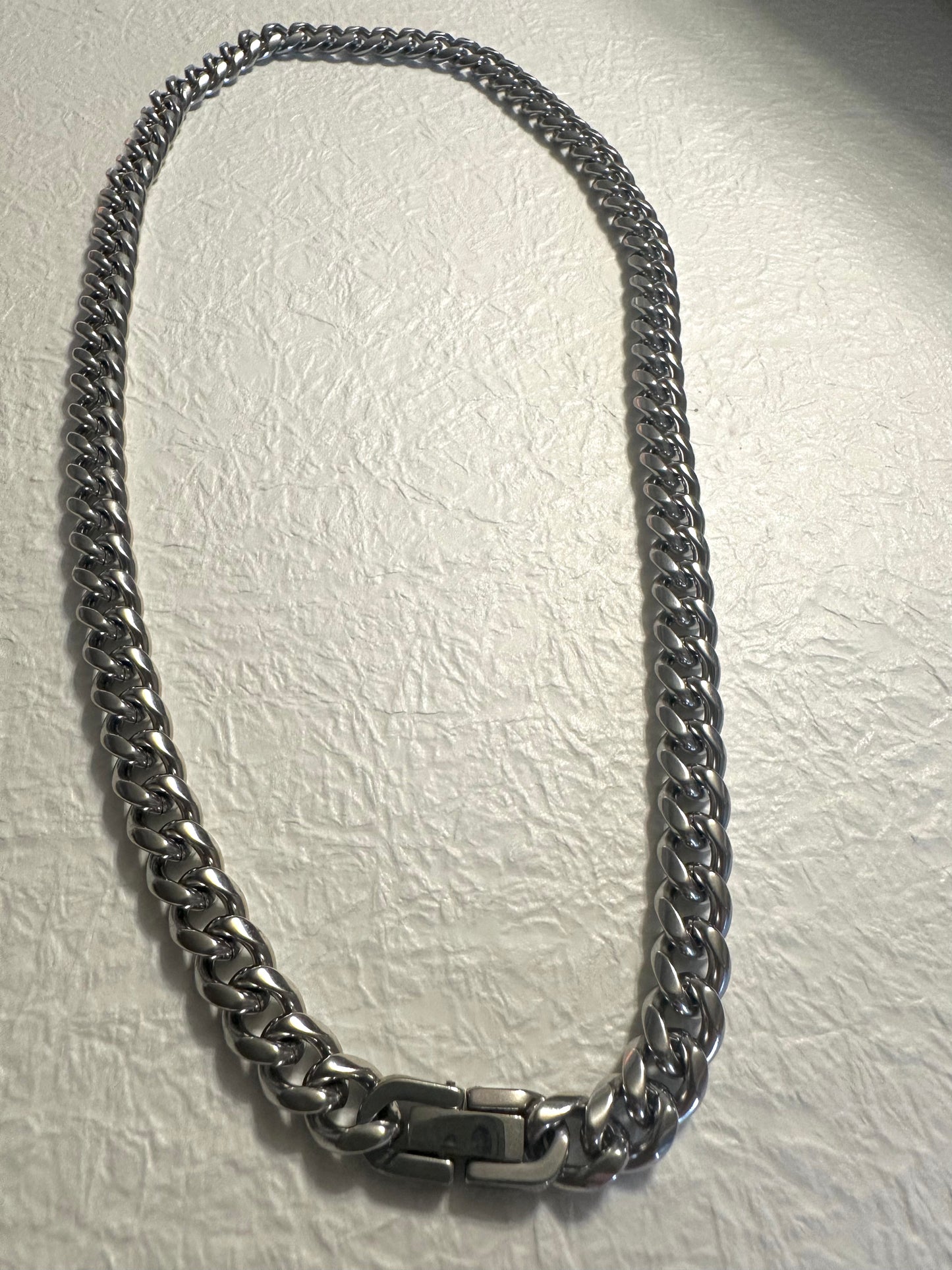 Curb chain necklace Silver #N0023