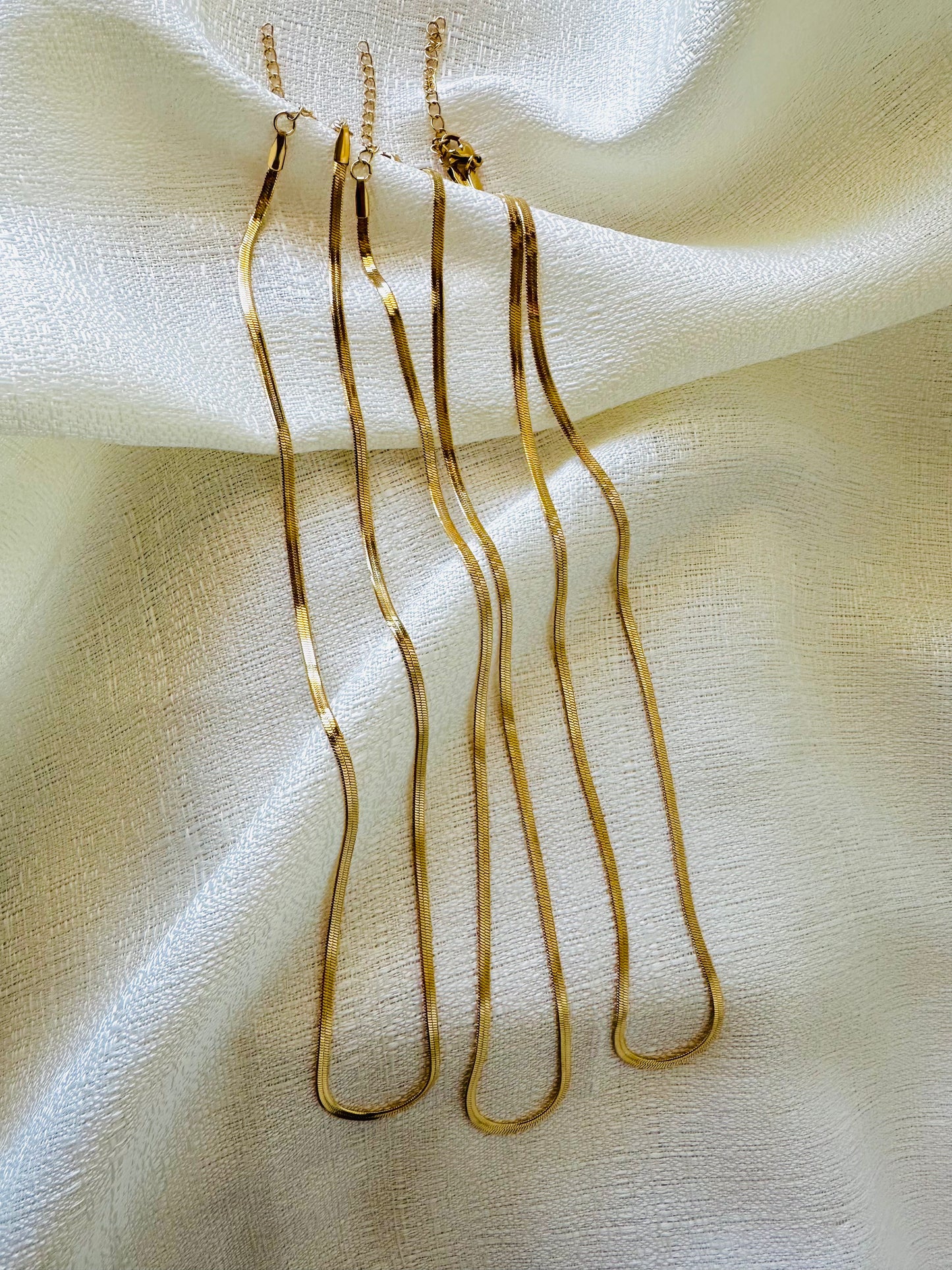 Herringbone chain necklace #N0012