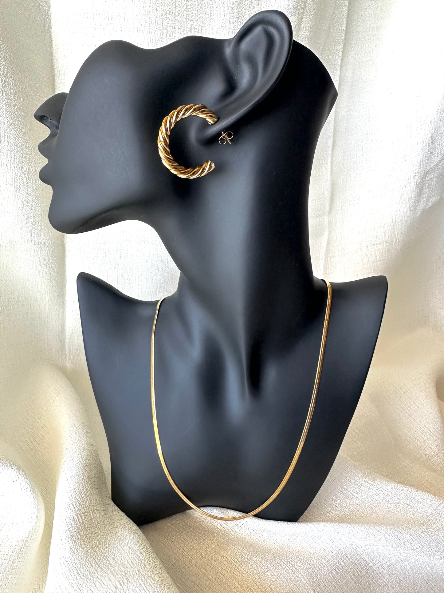 Herringbone chain necklace #N0012