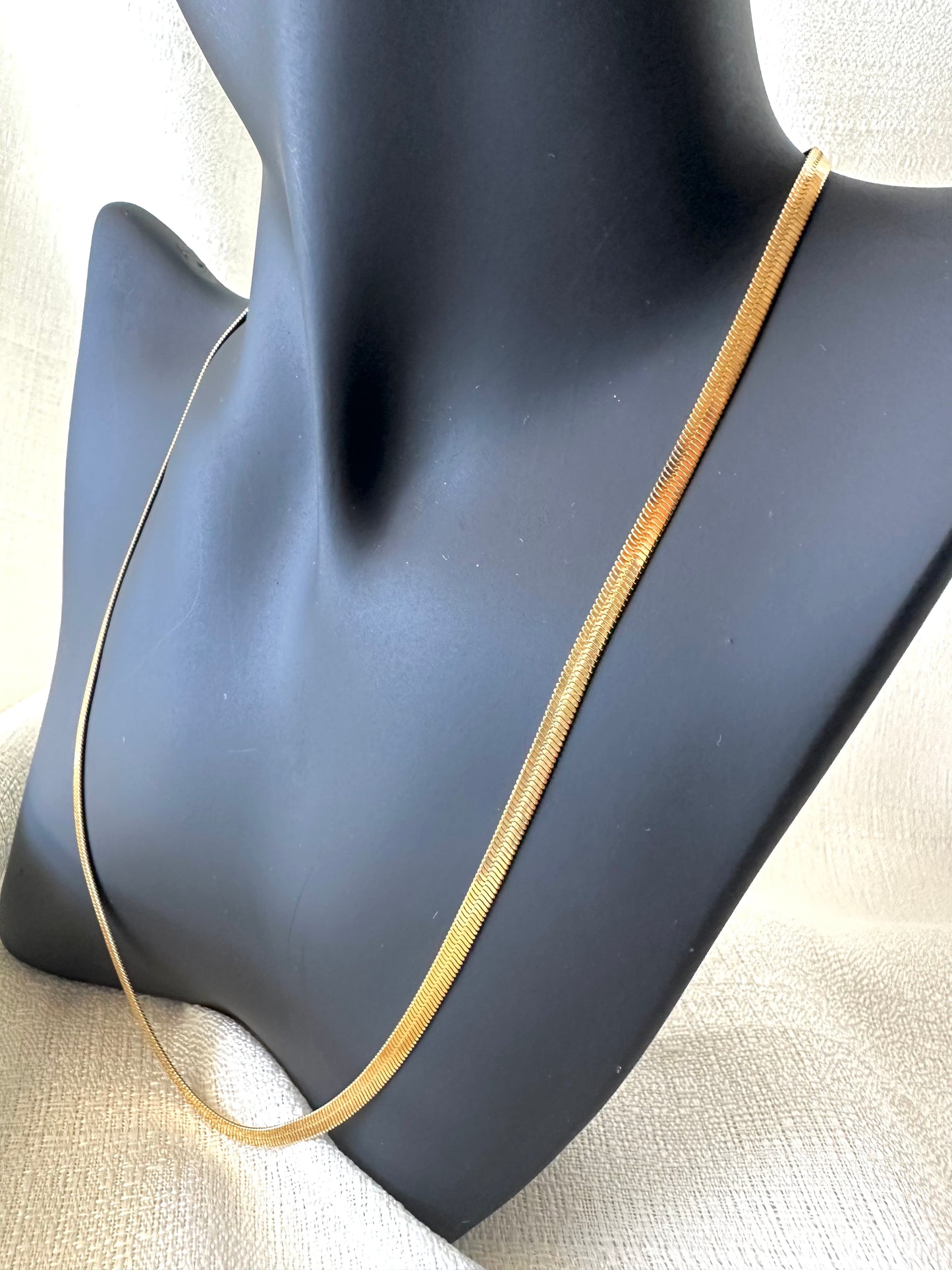 Herringbone chain necklace #N0013