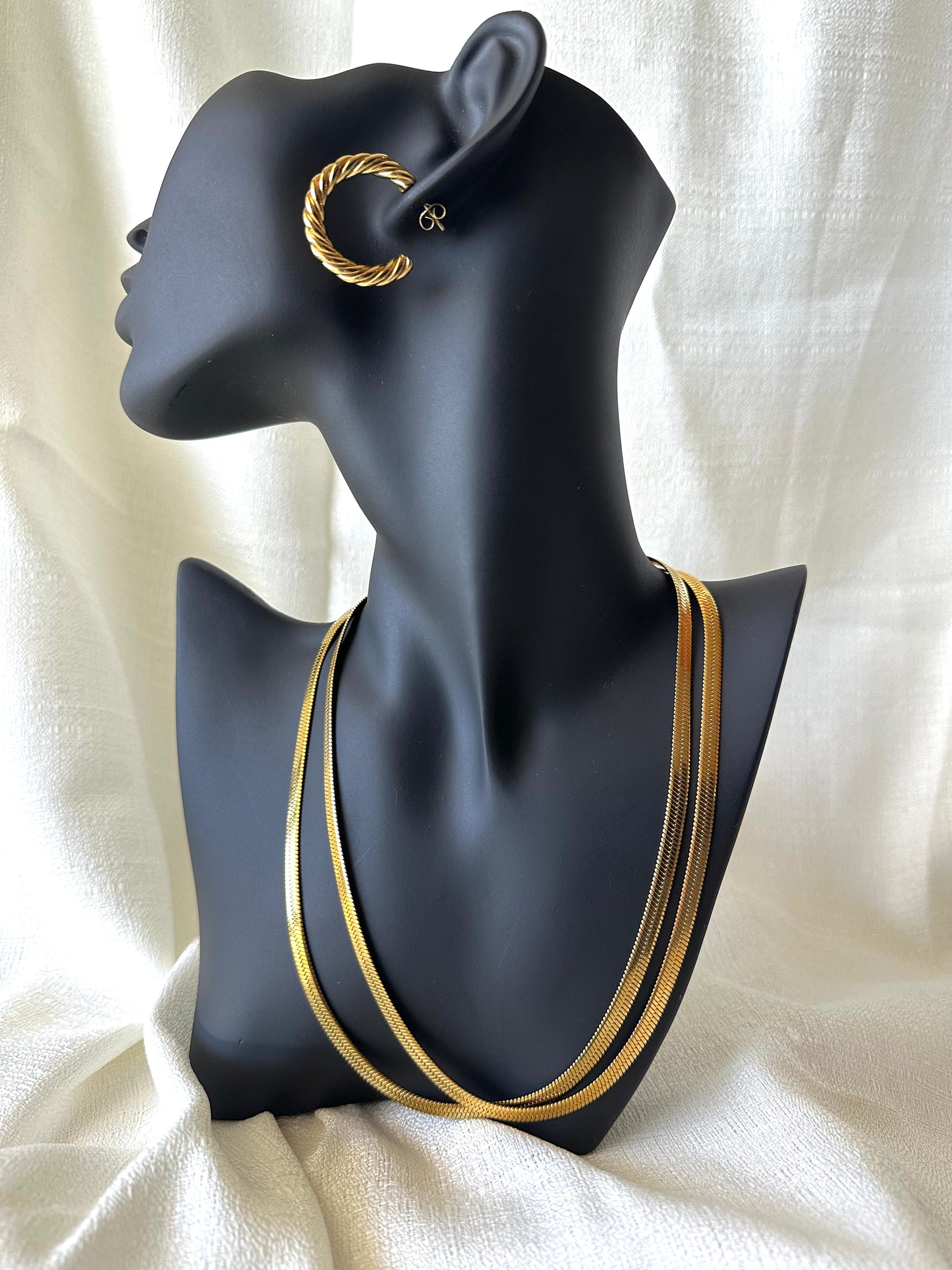 Herringbone chain necklace #N0014