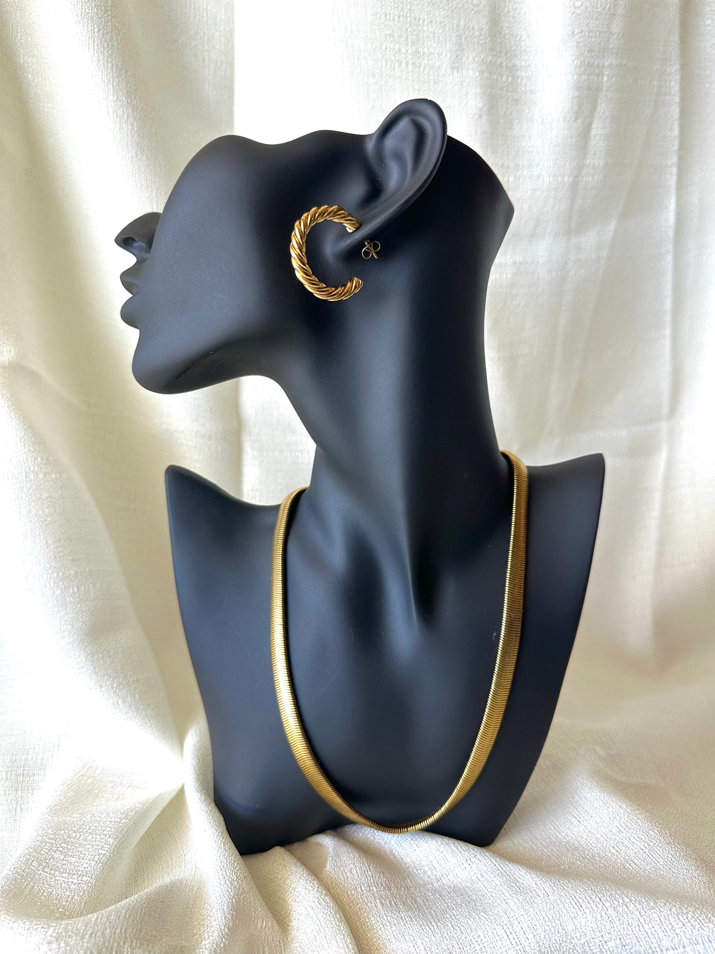 Chunky snake chain necklace #N0016