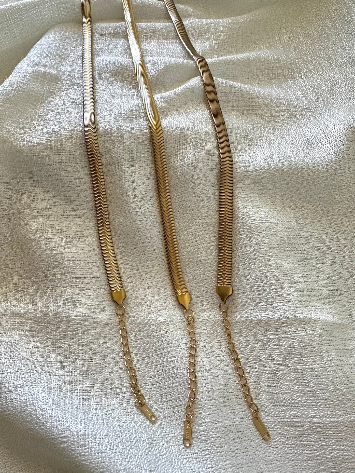 Chunky snake chain necklace #N0016