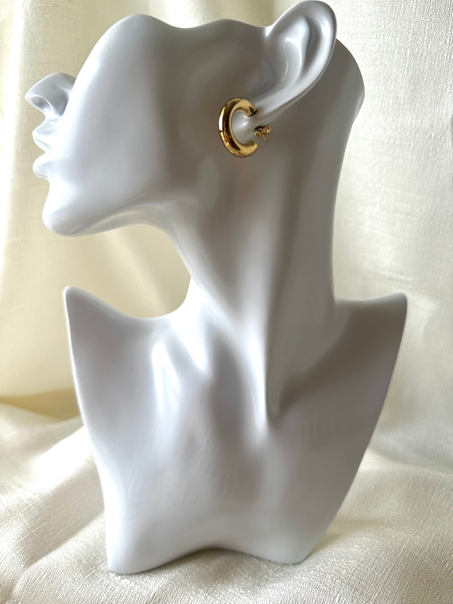 Simple hoop earrings #E0013