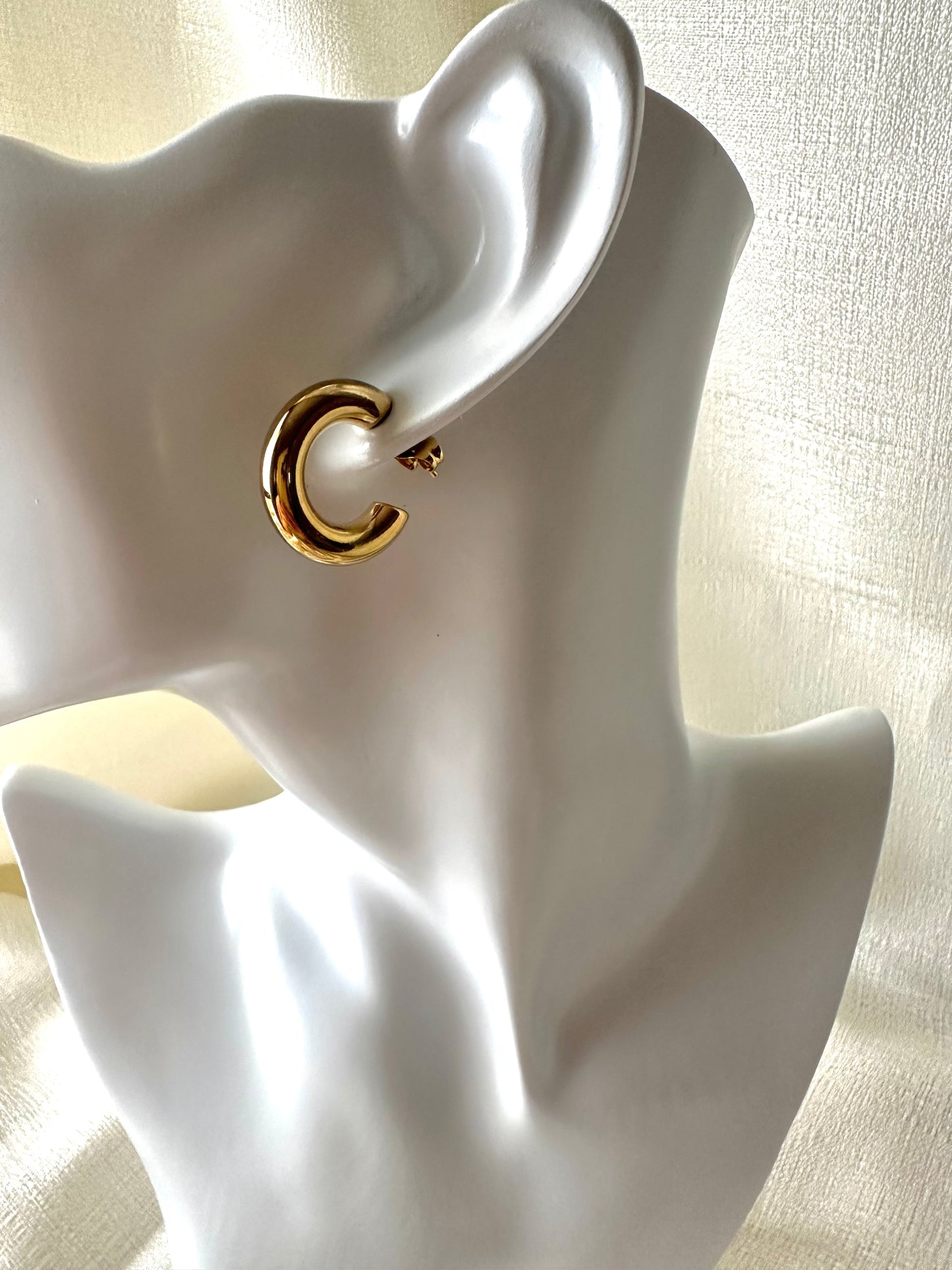 Simple hoop earrings #E0013