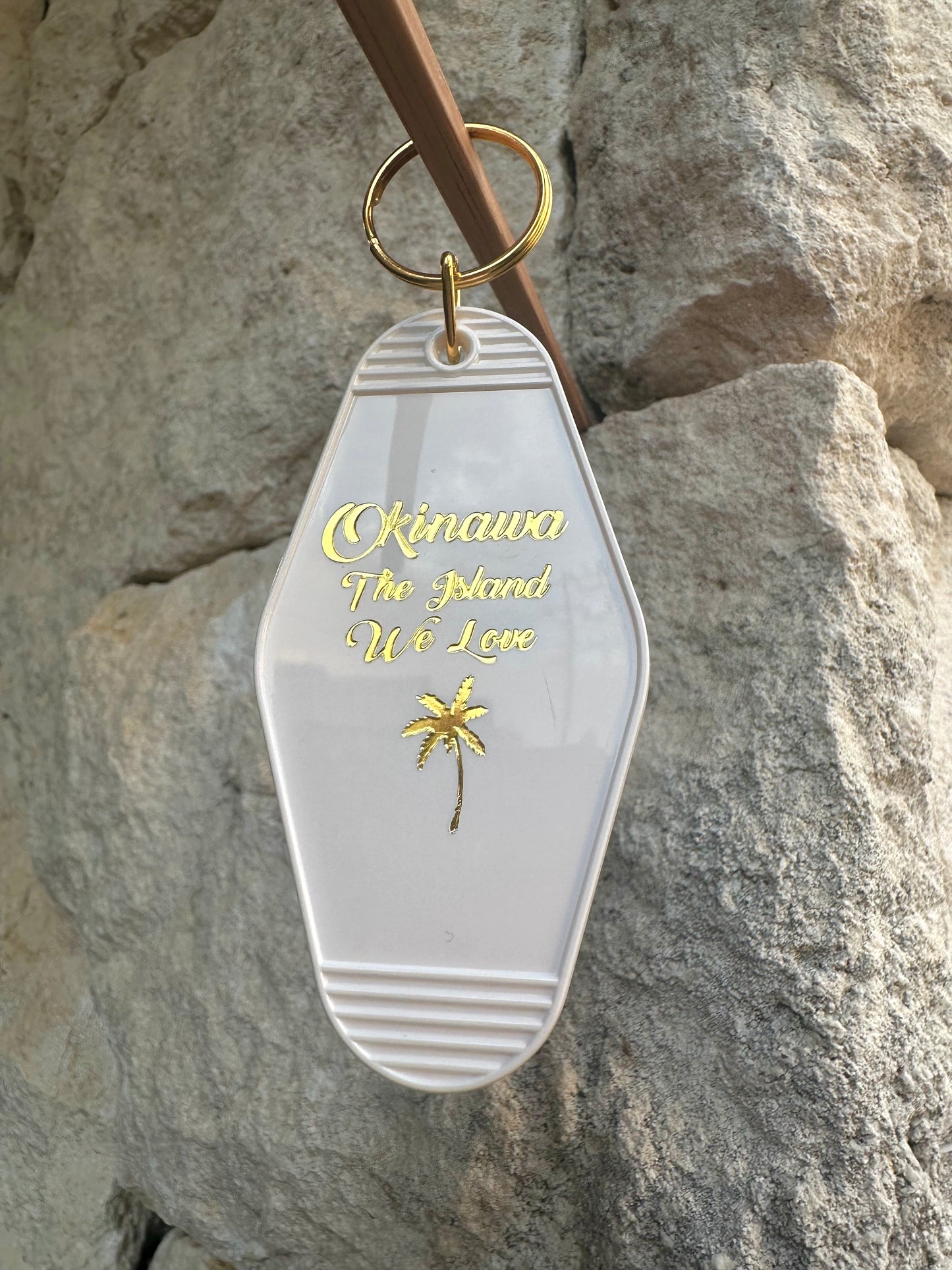 Motel Key Chain -Okinawa, The Island We Love- #I0002