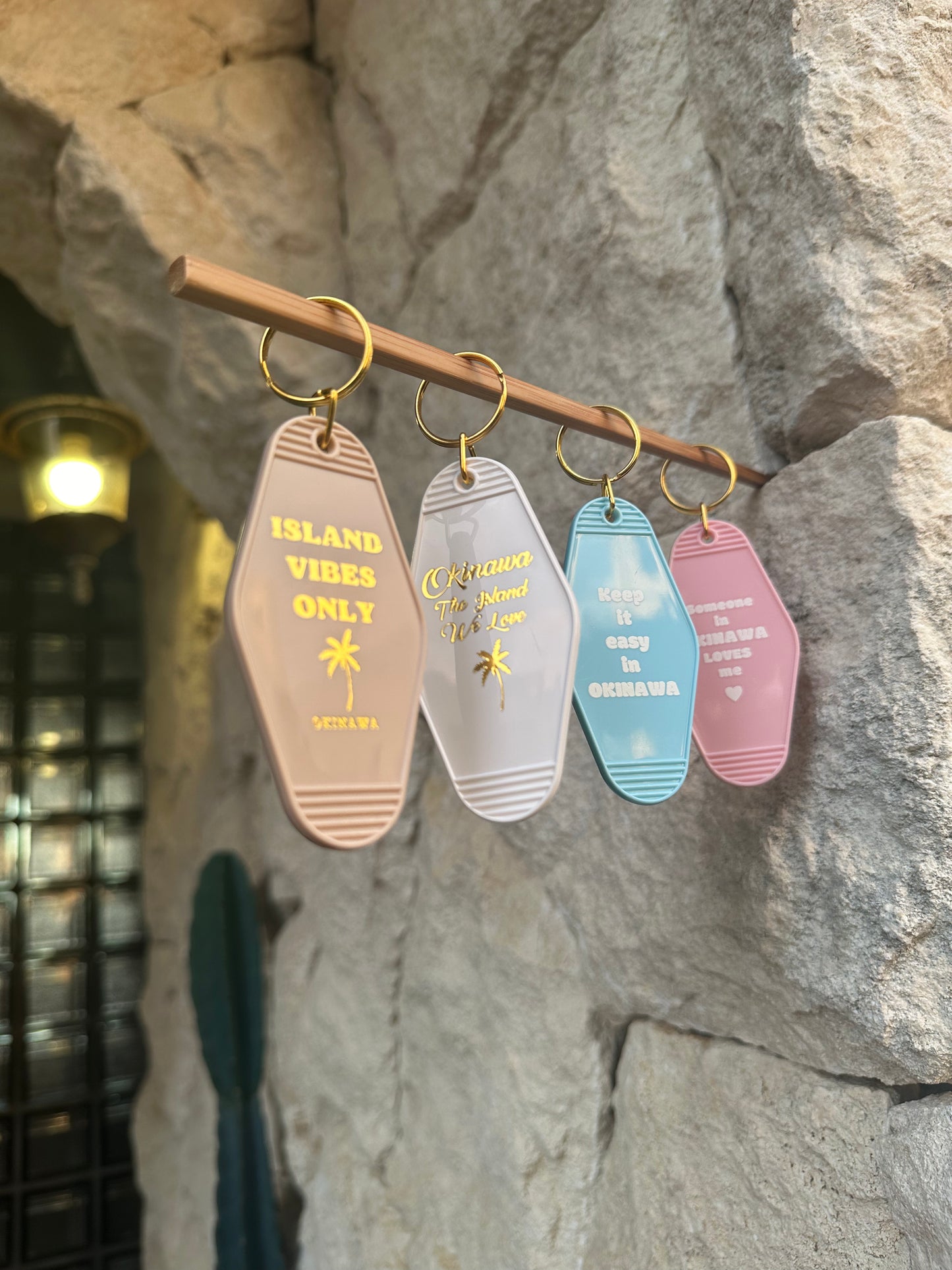 Motel Key Chain -Island Vibes Only- #I0001