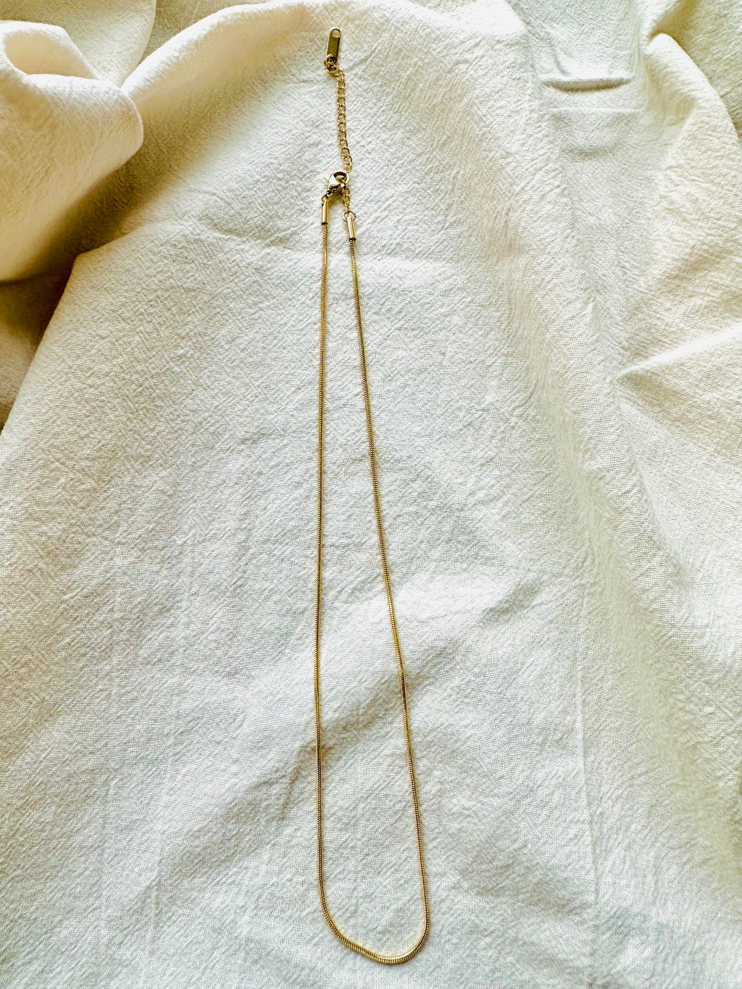 Skinny snake chain necklace #N0001