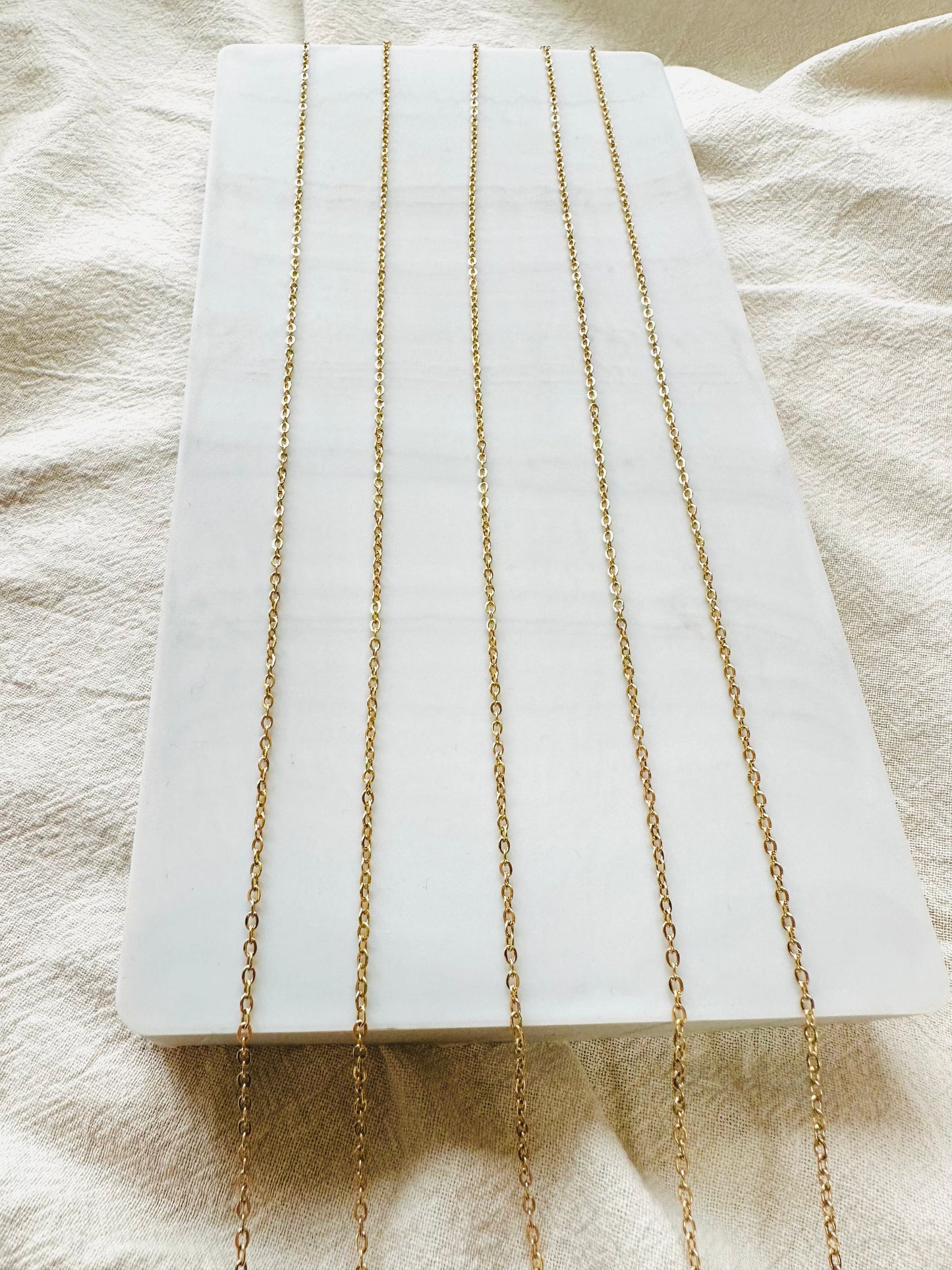 Cable chain necklace #N0005