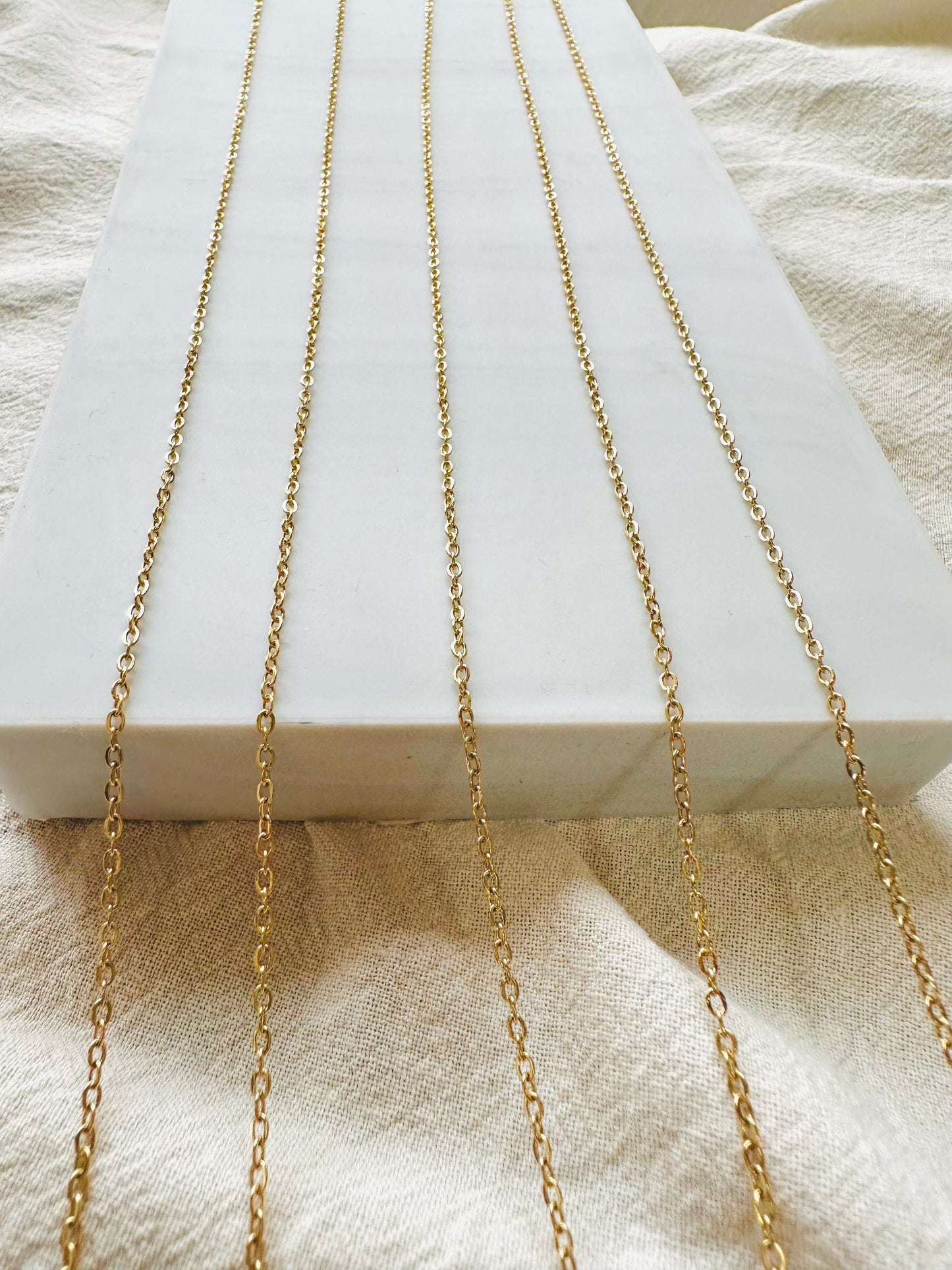 Cable chain necklace #N0005