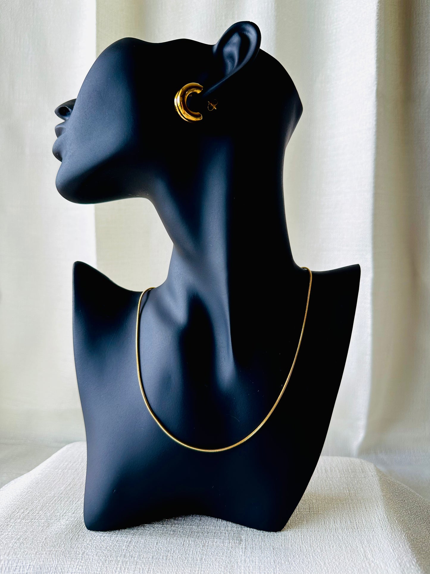 Skinny snake chain necklace #N0001