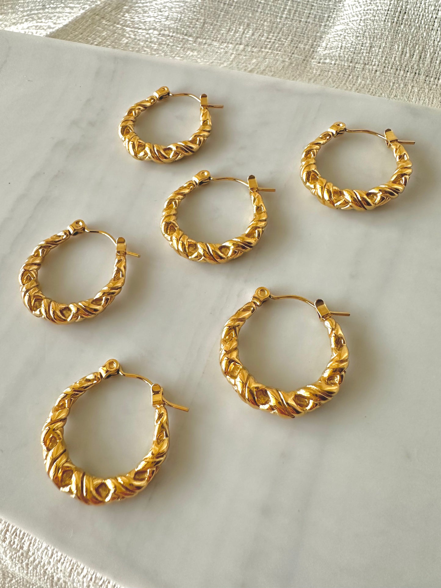 Hoop earrings #E0002