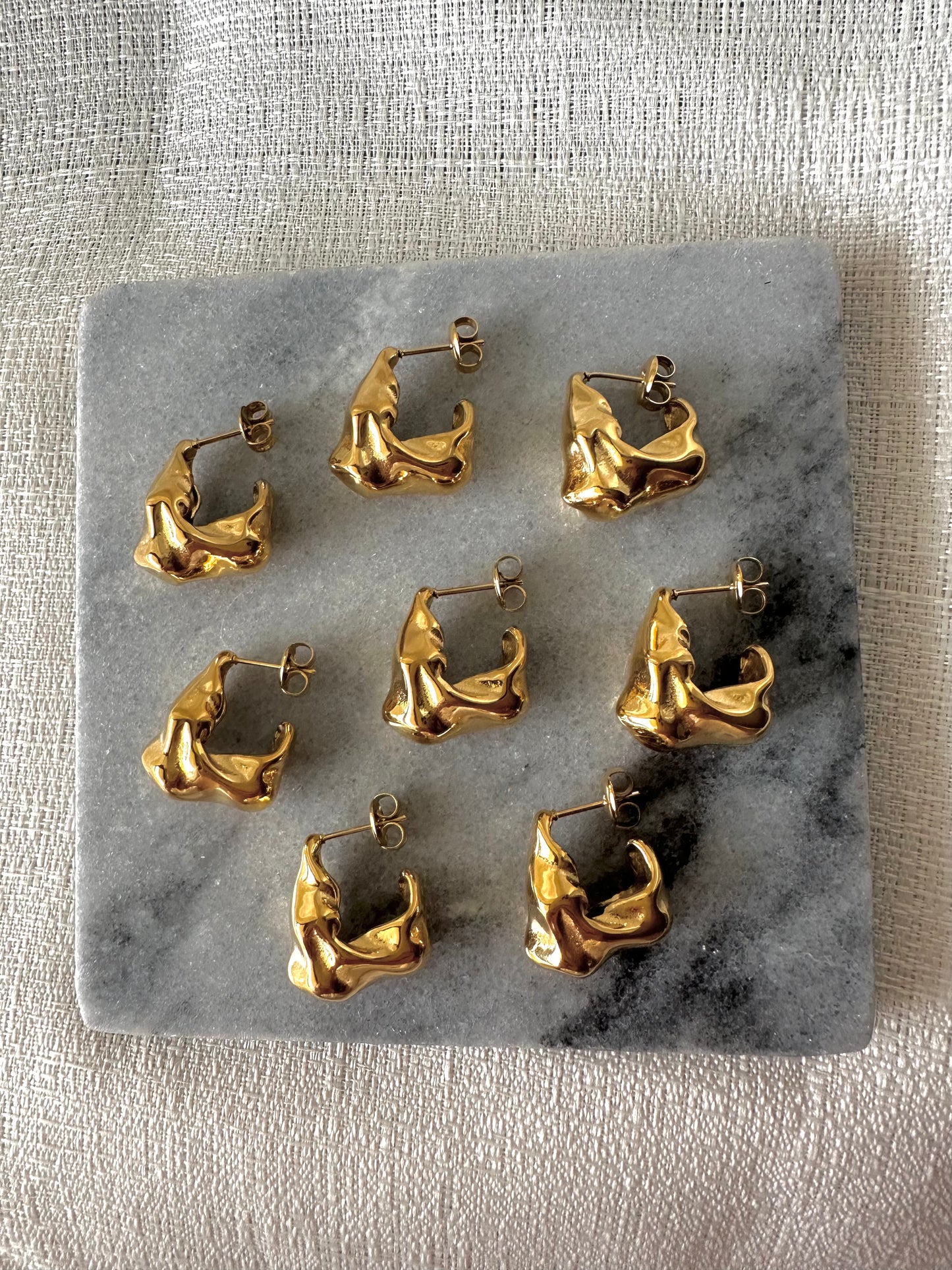 Vintage inspired hoop earrings #E0010