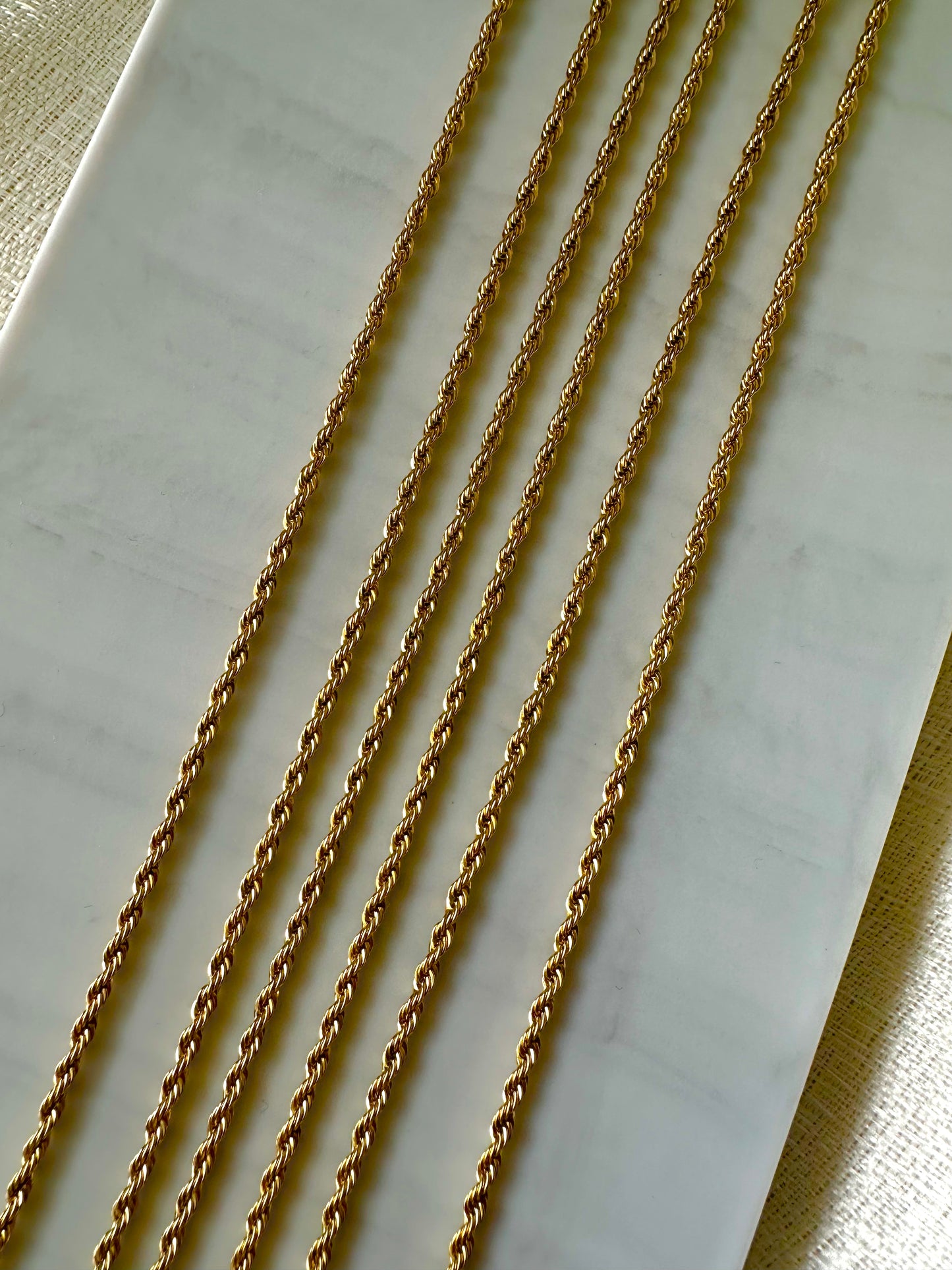 Rope chain necklace #N0007