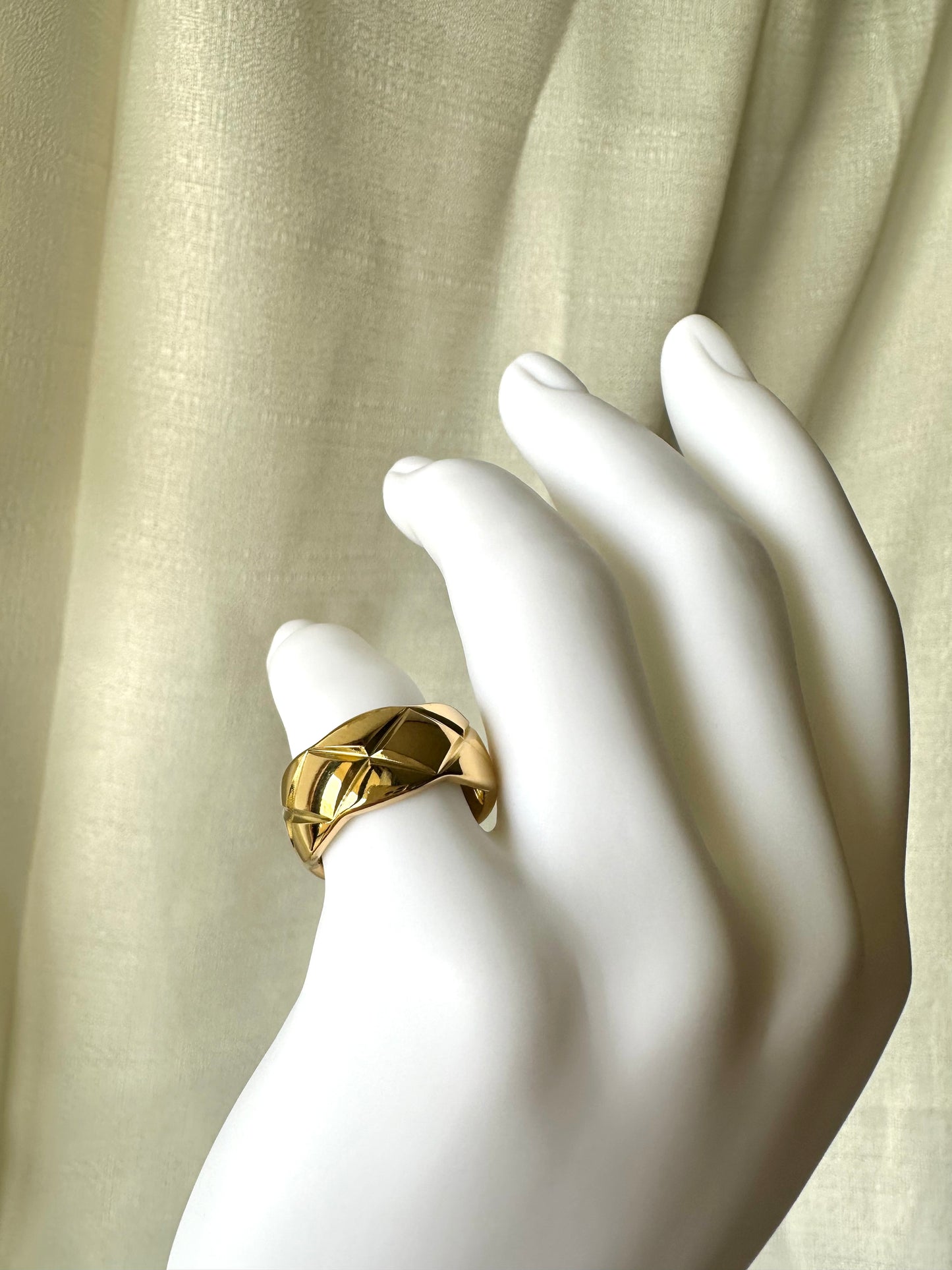 Chunky waffle ring   #R0011