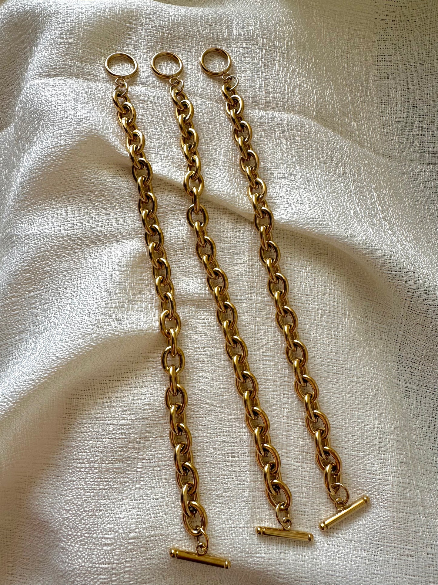 Chunky chain bracelet #B0001