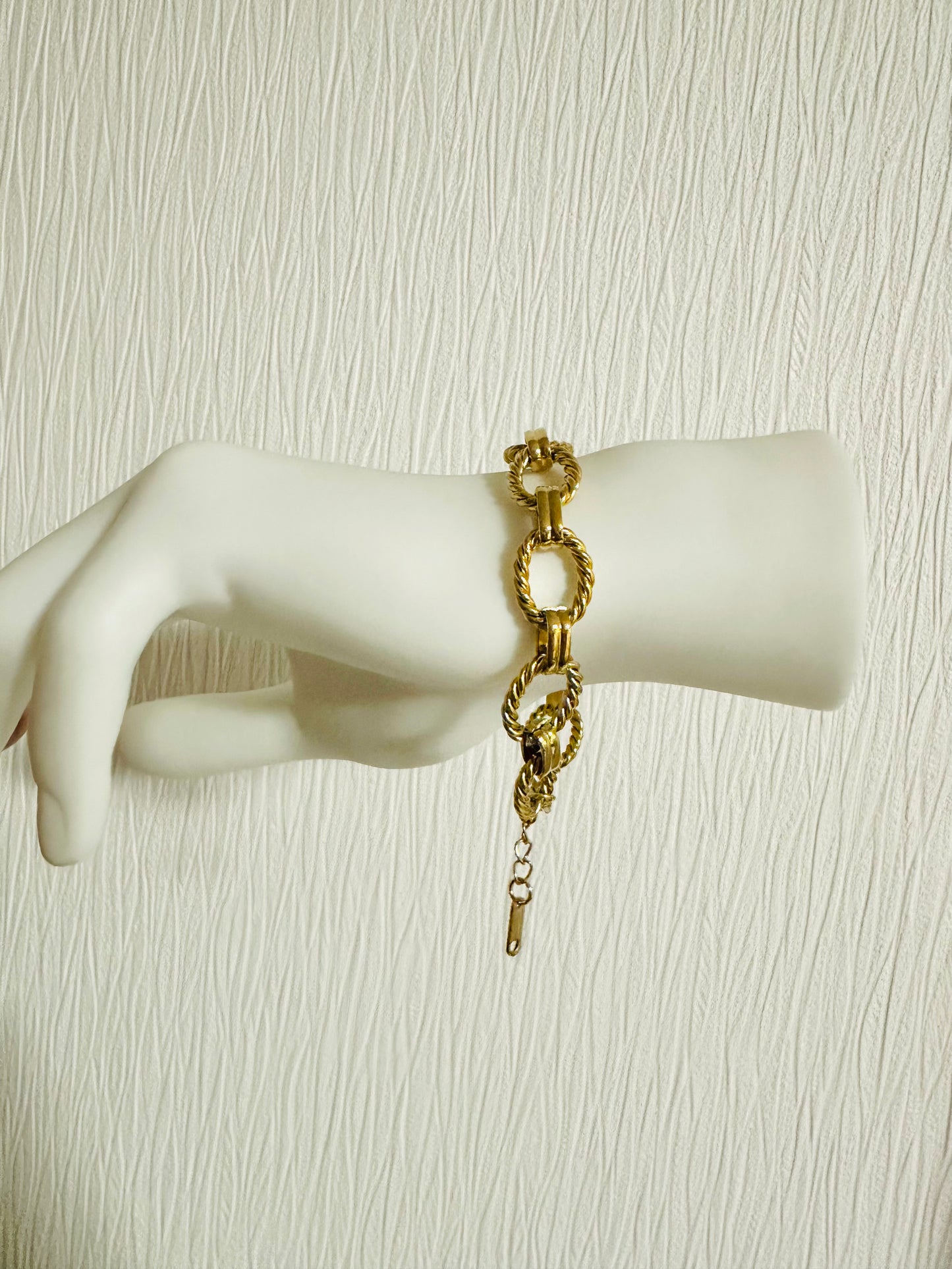 Vintage inspired cable chain bracelet #B0005