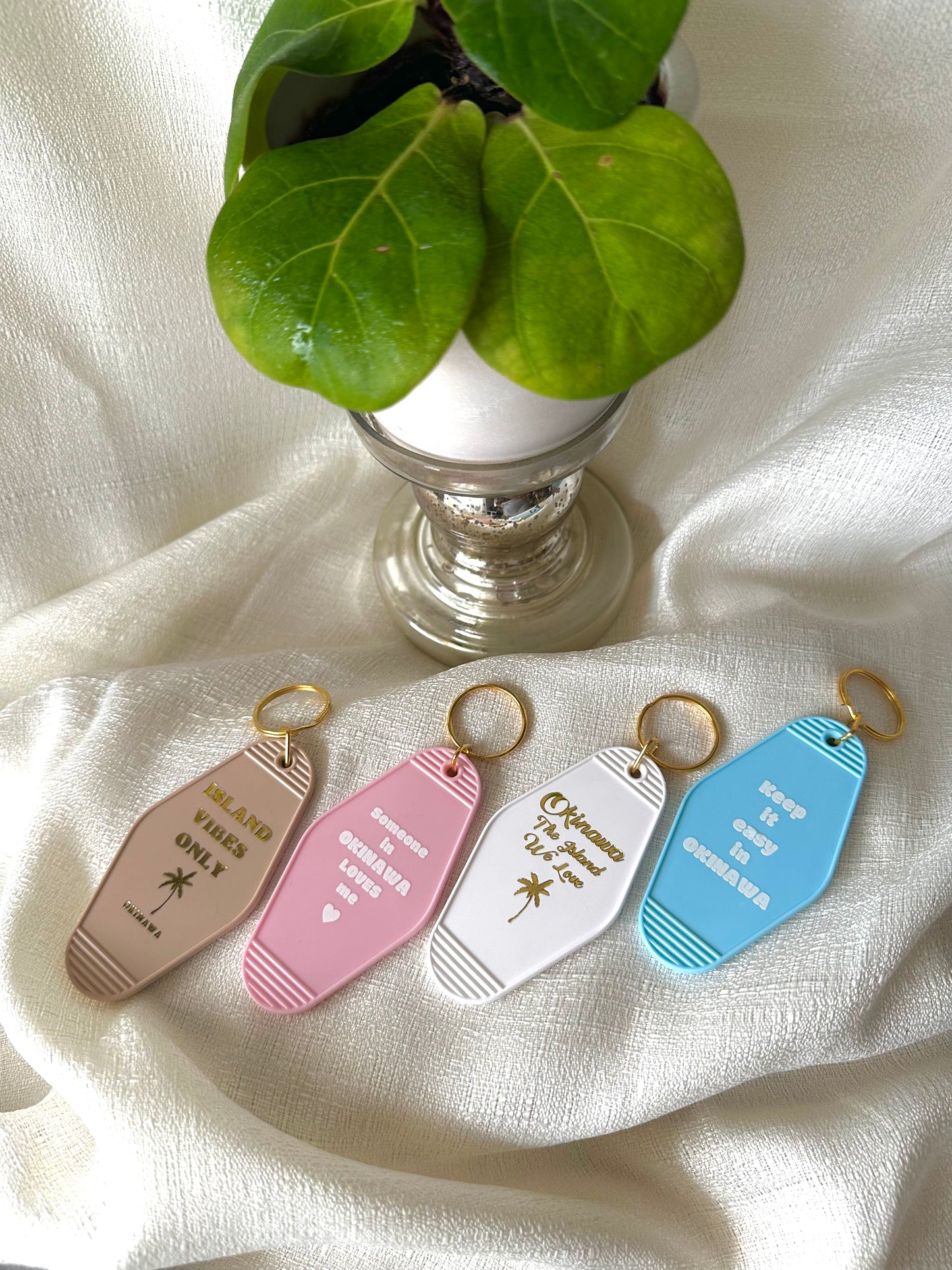 Motel Key Chain -Island Vibes Only-  #I0001