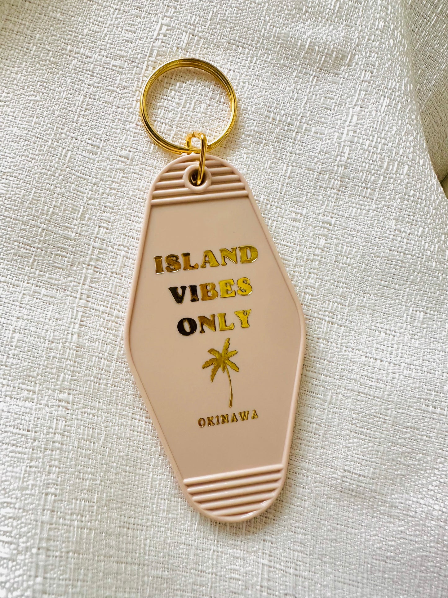 Motel Key Chain -Island Vibes Only-  #I0001