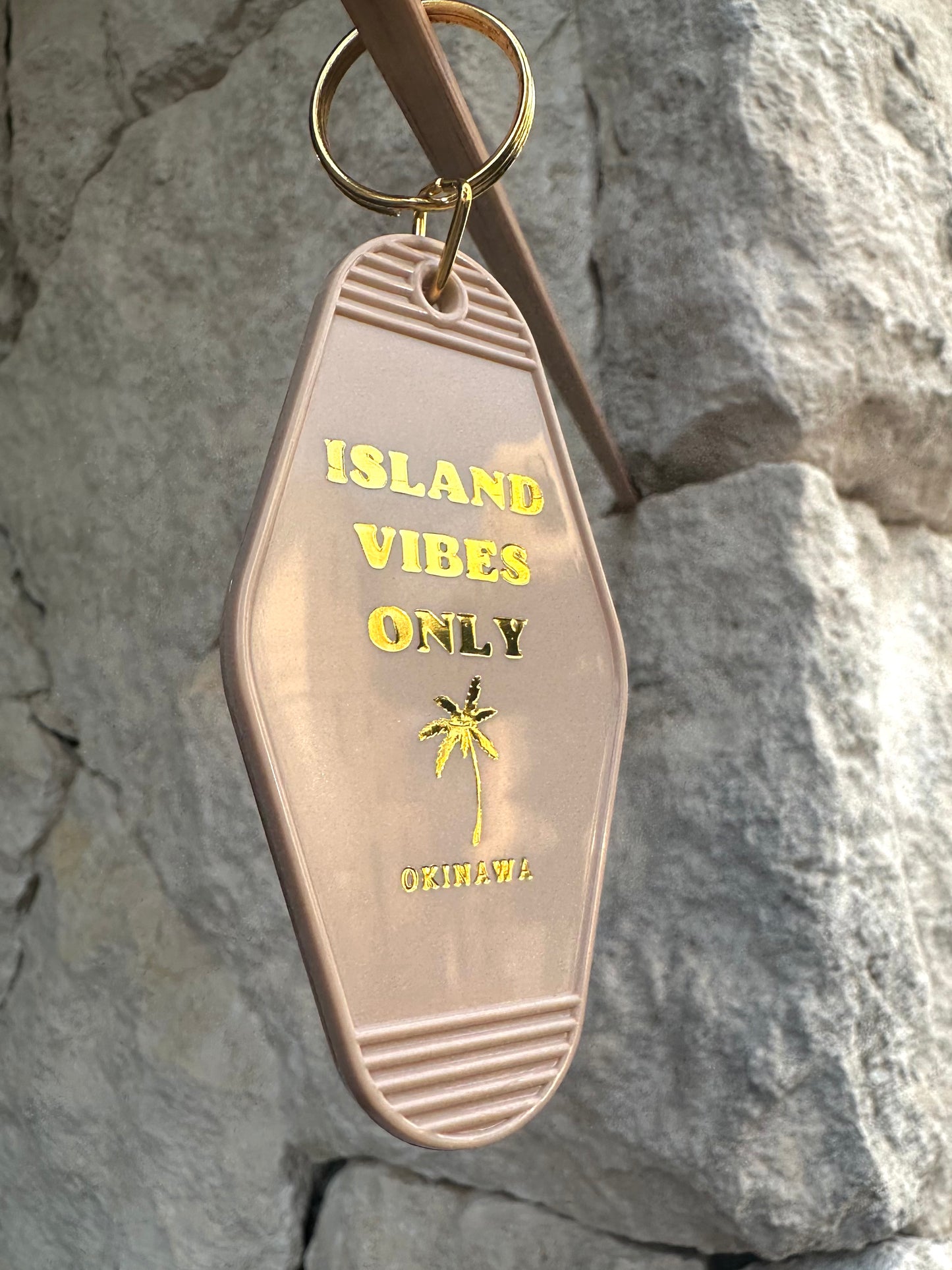 Motel Key Chain -Island Vibes Only-  #I0001