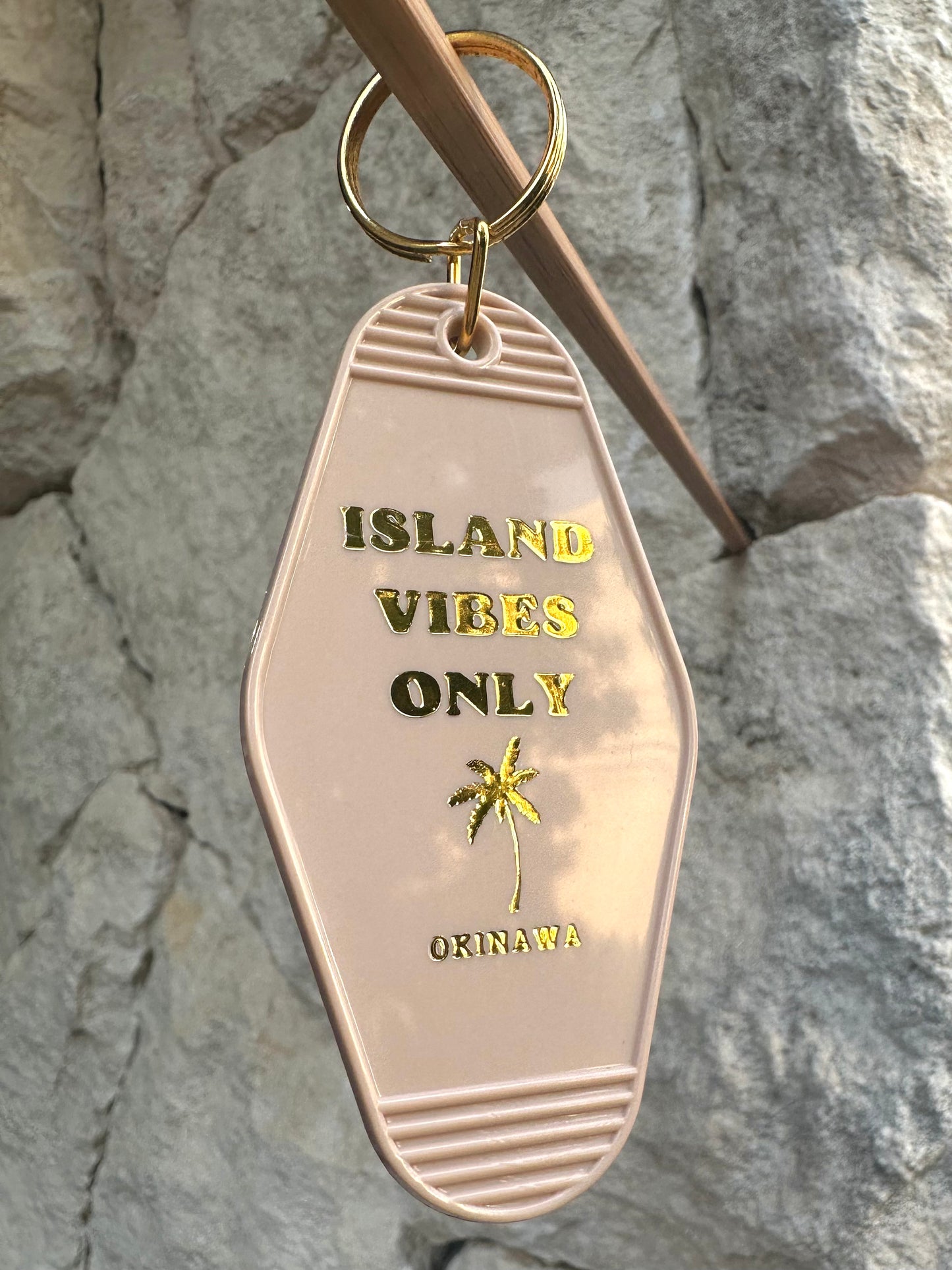 Motel Key Chain -Island Vibes Only-  #I0001