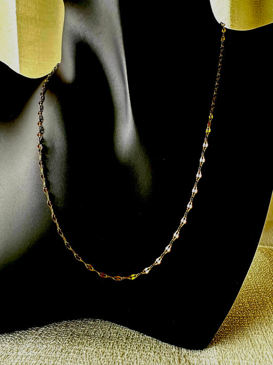 Petal chain necklace  #N0002