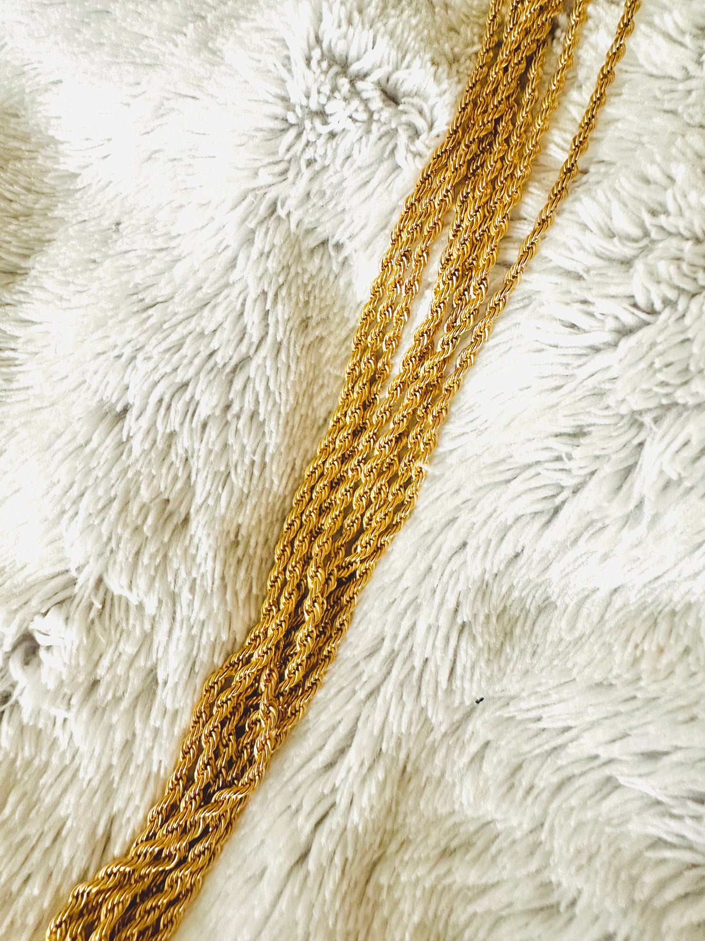 Rope chain necklace  #N0007