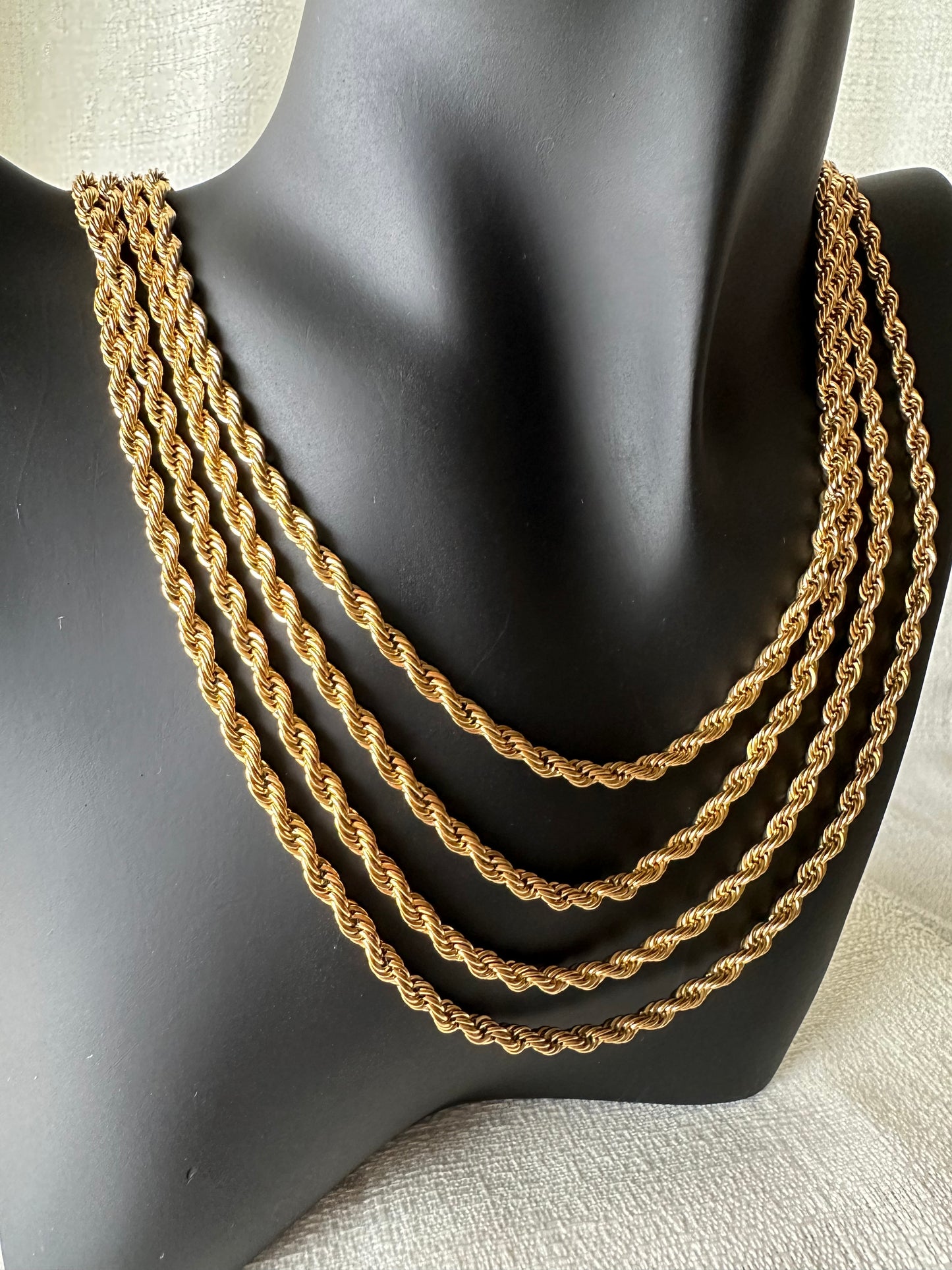 Rope chain necklace  #N0009