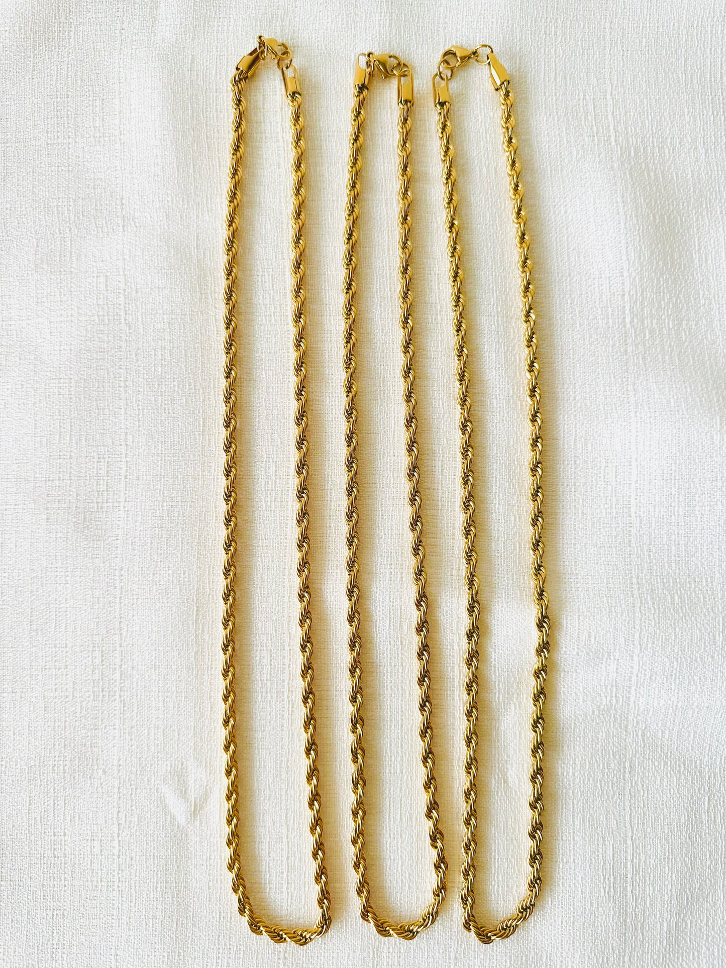 Rope chain necklace  #N0009