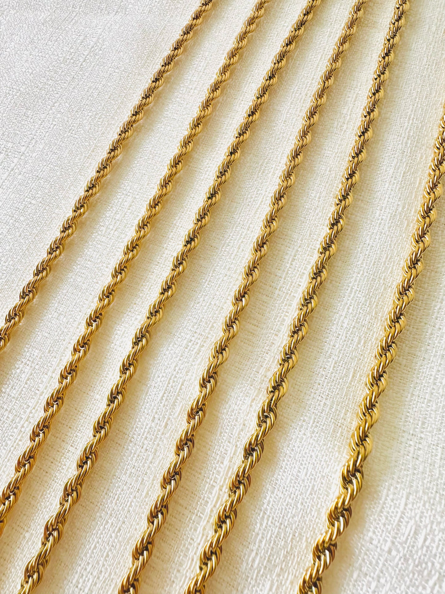 Rope chain necklace  #N0009