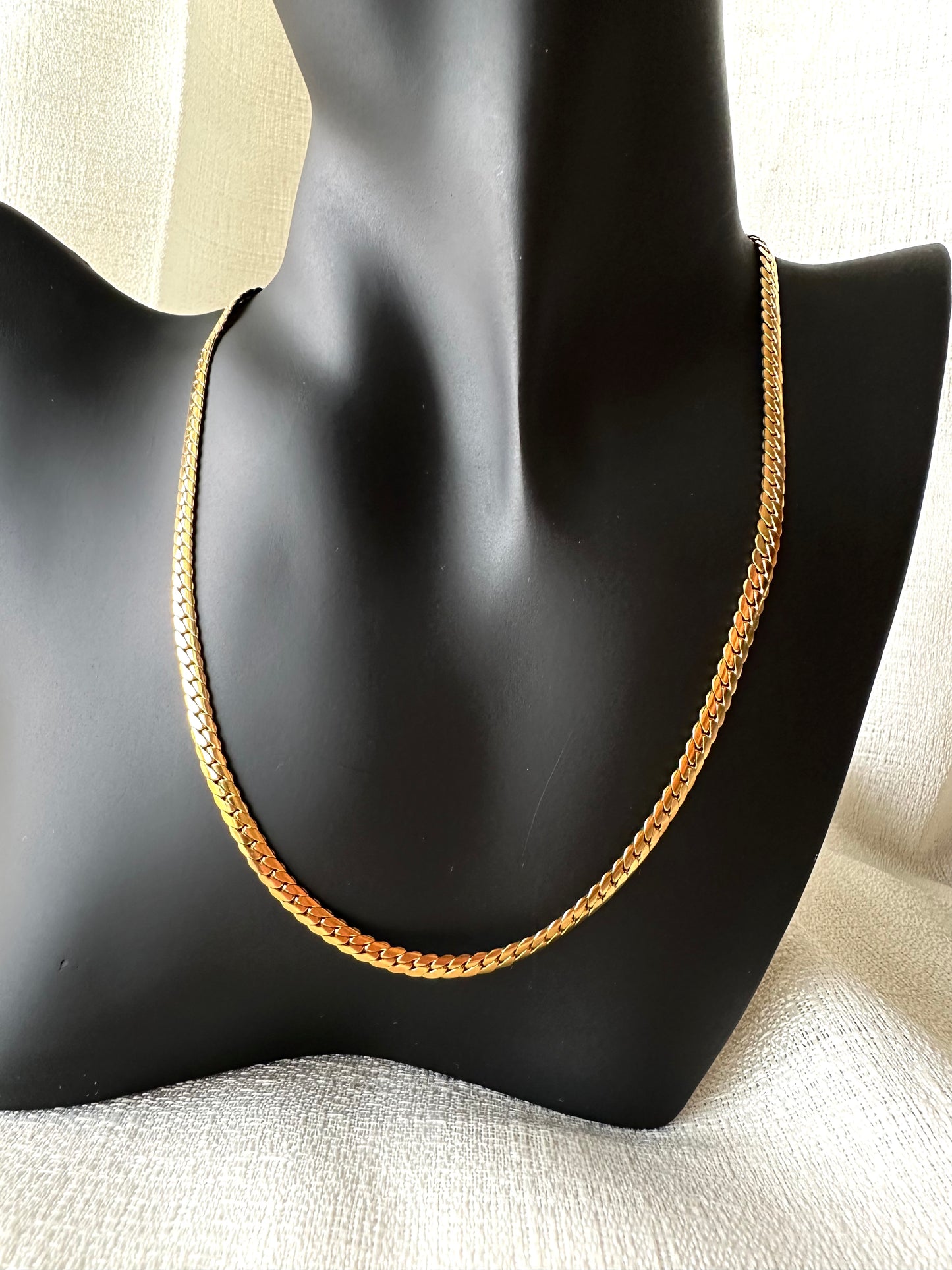 Herringbone chain necklace  #N0011