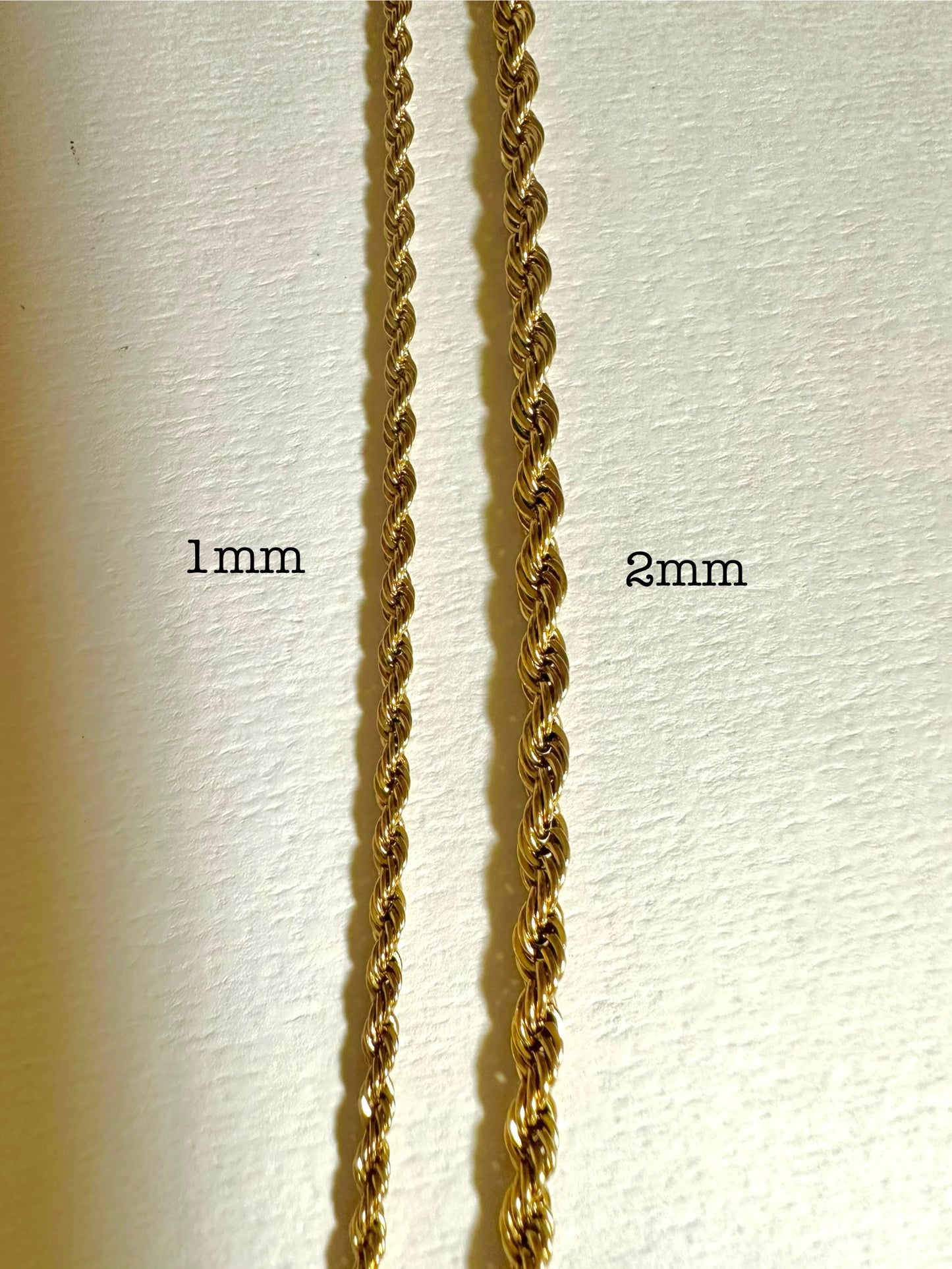 Rope chain necklace  #N0008